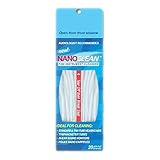 All-in-1 Hearing Aid Cleaning Kit - Gentle and Effective Hearing Aid Cleaning Brush Thread, 1 Pack of 20 Ready-to-Use Strands - Fine Instrument Cleaners by NanoClean
