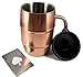 Polar Mugs Double Wall Air Insulated Stainless Steel Mug with Lid and Bottle Opener, 16.9-Ounce, Copper