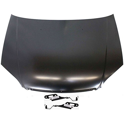 Click Here to See More Images Diften 114-C0375-X01 - Hood Primed + Left & Right Hood Hinge 3pcs Auto Body Repair Kit Civic 2003-2001