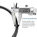 Titanker Bike Lock Cable,12mm Thick Security Cable with Loops Heavy Duty Steel Cable Vinyl Coated Bike Cable Lock Security Chain (4ft, 7ft, 15ft, 30ft)
