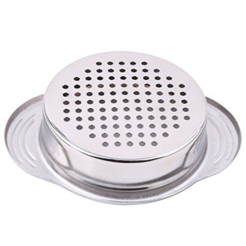 EH-LIFE Kitchen Utensil Stainless Steel Kitchen Fruit Can Strainer Easily Strains Liquids Out of Canned Fruits and Vegetable Silver