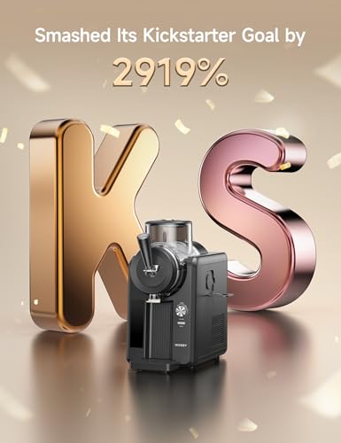 HiCOZY F3 Slushie Machine & Ice Cream Maker, Slushy Machine for Home, No Ice Needed, Self-Cleaning, 5 Presets for Soft Ice Cream, Spiked Slushie, Cold Drink, Milk Shake, and More