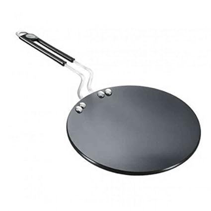 Prestige Hard Anodized Aluminum Chapati Tawa (245 mm, Black)