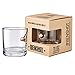 BenShot Rocks Glass with Real 0.45ACP Bullet - 11oz | Made in the USA [Set of 2]