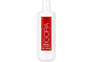 PLUSH HAIR Schwarzkopf Igora Royal 9% 30 Vol. Colorist's Color & Care Developer 33.8 oz (1 Liter)