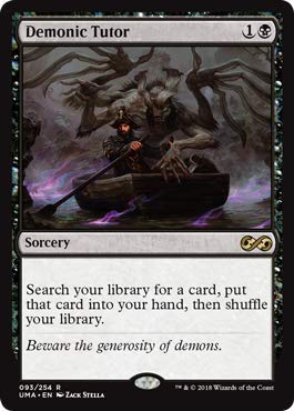 Magic: The Gathering - Demonic Tutor - Ultimate Masters - Rare