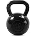 Yes4All Solid Cast Iron Kettlebell Weights Set – Great for Full Body Workout and Strength Training – Kettlebell 70 lbs (Black)