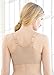 Glamorise Full Figure Plus Size MagicLift Front-Closure Posture Back Bra Wirefree #1265 Café