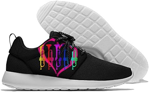 Music Trumpet In Color Heart Mens Mesh Breathable Casual Sneakers Lightweight Athletic Tennis Walking Running Shoes