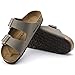 Birkenstock Arizona 2-Strap Women's Sandals in Stone Birko-Flor (39 N EU - Narrow)