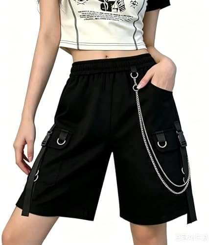 KOWVOWZ Oversized Long Shorts Men Boy Teen Streetwear Plus Size
