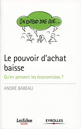 Le pouvoir d'achat baisse by André Babeau