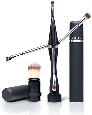 ALLA Face Set 5-in-1 化粧筆 アイシャドウブラシセット 5本 上質なメイクブラシ 韓国コスメ 旅行メイクブラシセット ギフトメイクブラシセット ポータブルメイクブラシセット ミニメイクブラシセット 便利なメイクブラシセット