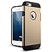 Spigen Tough Armor iPhone 6 Case with Extreme Heavy Duty Protection and Air Cushion Technology for iPhone 6S / iPhone 6 - Champagne Gold