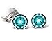 SharedImagination Iron Man Arc Reactor Tie Clip, Avengers Iron Man Jewelry, Arc Reactor Cufflinks, Avengers Cufflinks