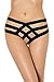 RwalkinZ Xuelian Women's Width Bandage G String Toys Lingerie Sexy Thongs T Back Panty Black