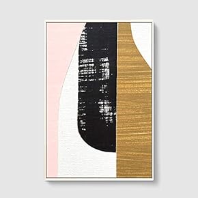 Framed Canvas Home Artwork Decoration Modern Nordic Style Canvas Wall Art for Living Room, Bedroom - 16x24 inches