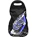 WACOOL Snorkeling Snorkel Diving Scuba Package Set Gear for Kids Youth Junior Anti-Fog Coated Glass with Silicon Mouth Piece Purge Valve and Anti-Splash (DarkBlue)
