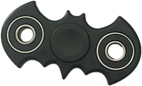 iMonkee Bat Shape Fidget Spinner Stress Reducer Toy Finger Toy for Autism ADHD OCD Anxiety, Black