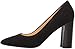 NINE WEST Women's Astoria Pump, Black Suede, 7.5 Medium US