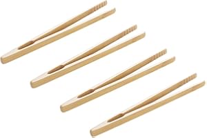 Kisangel Wooden Tweezers Tool 4Pcs Fine Motor Skills Toys for Toddlers Kids Preschool Sorting Beads Clips Montessori Educatio