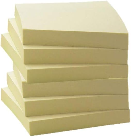 975 Supply 3 x 3 Yellow Sticky Notes - 6 Pads