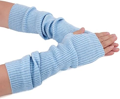 YATANAM Wool Blended Wrist Warmers Warm Fingerless Gloves Knit