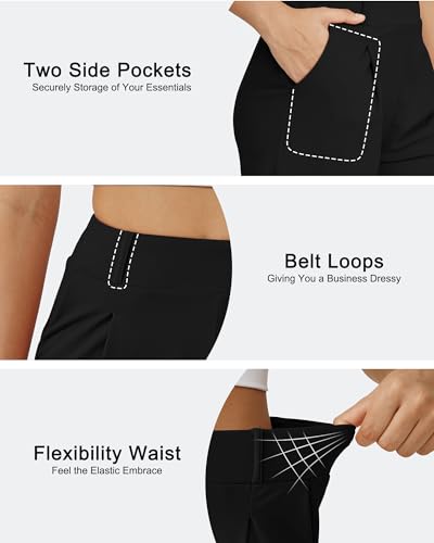 G4Free EverGoing Dressy Casual Shorts for Women 5" High Waisted Summer Lounge Pleated Shorts with Pockets
