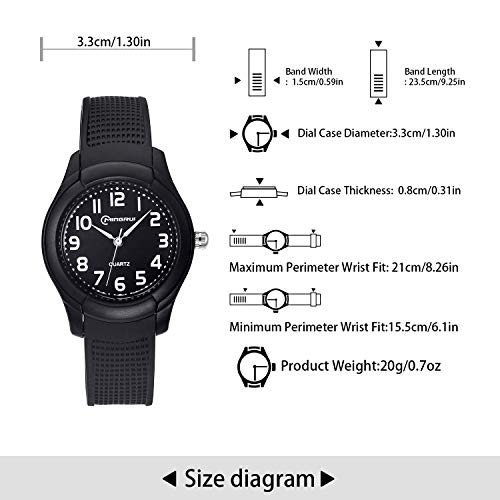 4 Watch+Analog+Waterproof+Learning+WristWatches
