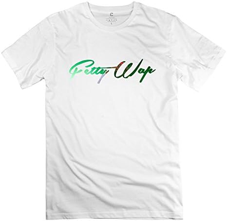 Men's Fetty Wap Rapper O-neck Tshirt Size XXL White