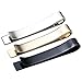 Jovivi 3pcs Mens Tie Bar Pinch Clip Set for Regular Ties, 2.1 Inch, Silver, Black, Gold Tone Gift Box