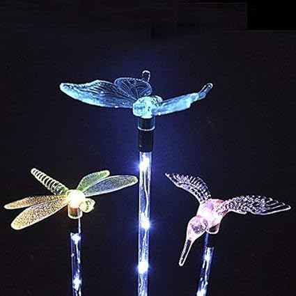 Amazon Com Artdiy Outdoor Solar Garden Stake Lights 3 Pack Solar