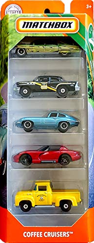 Matchbox 2019 MBX Road Trip Coffee Cruisers 1:64 Scaled 5-Pack