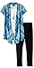 Amy Byer Girls' Big Print Cap Sleeve 2fer Cozy with Legging