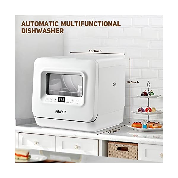 Mini-Portable-Dishwasher-5-Programs-Normal-ECO-Intensive-Fast-and-Glass-Compact-Table-Top-Dishwasher-with-LED-Display-Touch-Control-Delay-Start-5L-Water-Requirement Mini Portable Dishwasher, 5 Programs (Normal, ECO, Intensive, Fast and Glass), Compact Table Top Dishwasher with LED Display, Touch Control, Delay Start, 5L Water Requirement