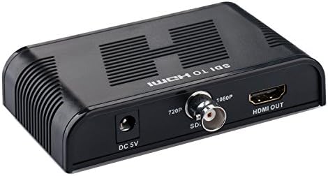 Rocsai SDI to HDMI Adapter Converter 1080p for Driving HDMI Monitors Home Theater - Supports HD-SDI, SD-SDI and 3G-SDI Signals