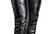 Moonwalk Men`s Faux PU Leather Skinny Black Biker Pants 32 Black