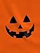 Jack O Lantern Face Pumpkin Shirt Boys Girls Toddler Halloween Shirts for Kids 2T Orange