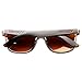 zeroUV - Blue Blocking Driving Horn Rimmed Sunglasses Amber Tinted Lens 54mm (3 Tortoise)