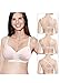 The Dairy Fairy Rose Pumping Bra Hands Free Nursing Bras for Breastfeeding, Soft Breast Feeding Bras for Women of All Body Types, Breast Pump Bra Essentials for Sleep, Maternity, Blush, Medium