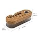 Apple Watch Stand, Universal 2 in 1 iPhone Stand/iwatch Stands, MZvul Bamboo Wood Charging Dock Station Cradle Holder for iPhone 7 7 plus & Apple Watch iWatch Series 1 (38mm 42mm)