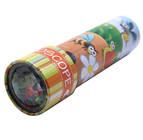 FIVOENDAR Pack of 2 - Classic Kaleidoscope Toy with Metal Body - Different Exterior Designs Random Delivery, Educational Toys Birthday Present for Kids