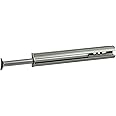 TAG Hardware Premium 14 1/8 Inch Long Expendible Pullout Closet Wardrobe Valet Rod (Slate)