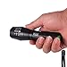 LED Flashlights ,Xzeit Tactical Flashlight Torch XML T6 1200 Lumen 5 Modes Zoomble Focus Ultra Bright Portable Tactical Torch 18650 /aaa for Outdoor Camping Hiking Traveling