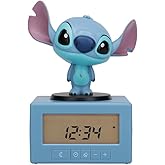 Stitch Sleep Training Alarm Clock - Officially Licensed, Kids Projection Bedroom Night Light | Paladone
