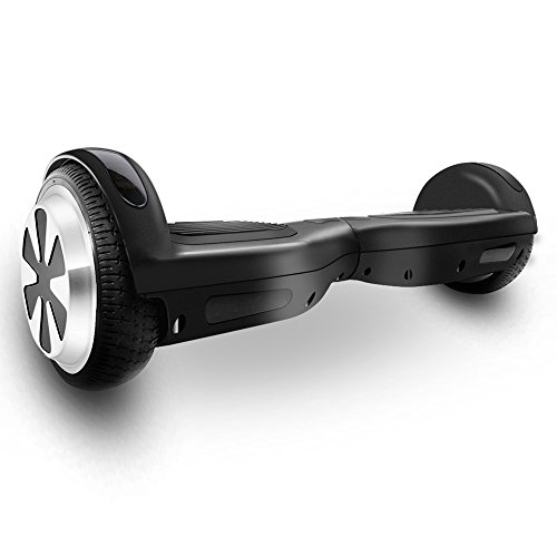VEEKO Hoverboard Two-Wheel Bluetooth Speakers Led RGB Lights UL2272 Certified Smart Self Balancing Electric Scooter Personal Adult Transporter With Charger Black