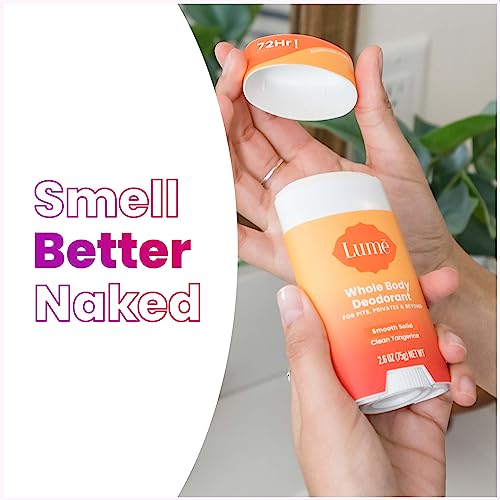 Lume Deodorant For Underarms & Private Parts Bundle Travel Tube