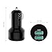 AUKEY Car Charger with 5V/4.8A Output & 24W Dual-Port for iPhone X/8/Plus, Samsung Galaxy Note8/S8/S8+ and More