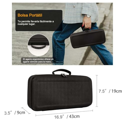 Funda Rígida de Viaje Portátil Apto para Dyson Airstrait HT01