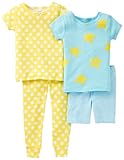 Carter's Baby Girls' 4 Piece Cotton Set (Baby)